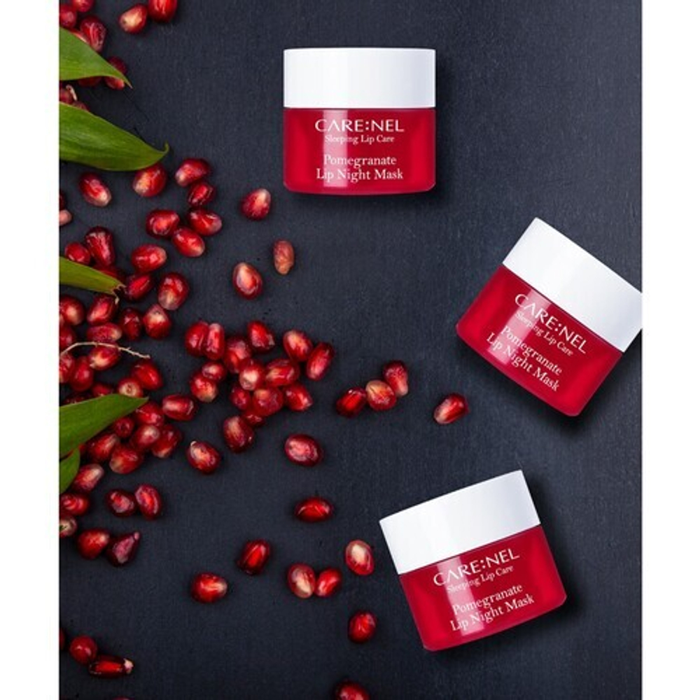 Care:Nel Маска для губ ночная с гранатом - Pomegranate lip night mask, 5г