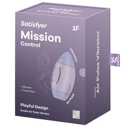 Вакуумный стимулятор Satisfyer Mission Control, фиолетовый