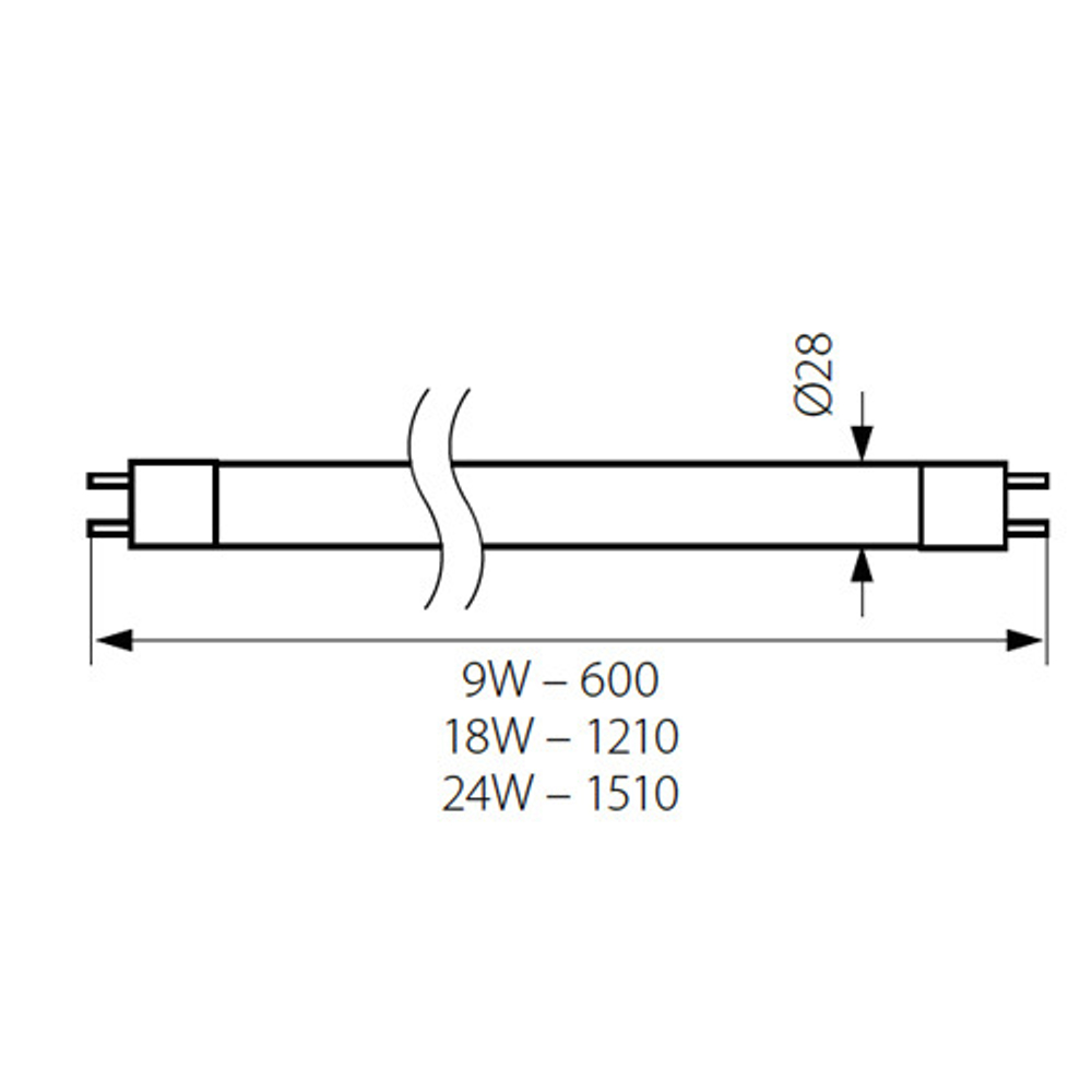 Светодиодная лампа led t8 KANLUX T8 LED GLASSv3 18W 6500К CW