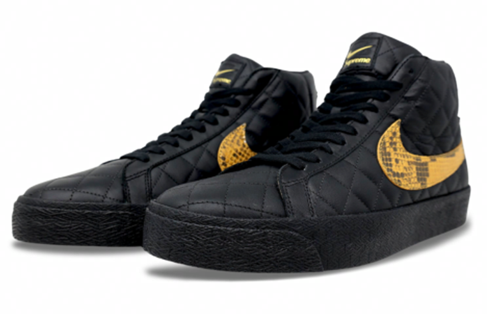 Кроссовки Supreme X Nike Blazer "Black"
