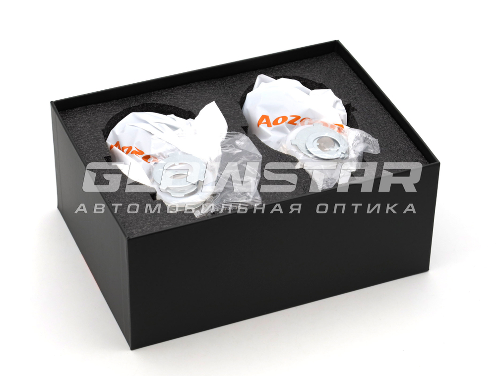 Билед модули Aozoom A15 PRO 4300K 2026, 3.0 дюйма, 2 чипа, 12V, 58W/65W, крепление 3R и съемное гаечное (комплект, 2шт)