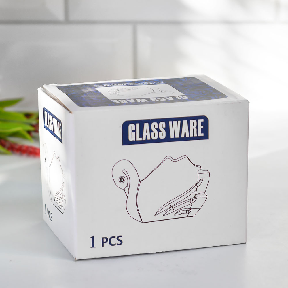 Ваза сервировочная "Лебедь" 11.5*7*8см, 8790