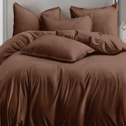 Комплект постельного белья "АВТ. 008-МОЛОЧНЫЙ ШОКОЛАД", сатин, 100% хлопок, Россия. Пододеяльник на молнии!!!