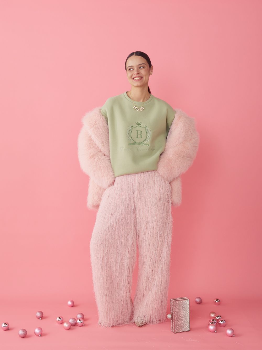 СВИТШОТ MAKE A WISH PISTACHIO