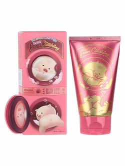 Ягодная пенка для умывания Elizavecca Clean Piggy Pinkenergy Foam Cleansing 120 мл.