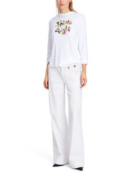 Marc Cain Футболка декорированная бисером