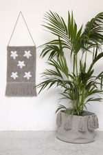 Корзина Lorena Canals Tassels Light Grey (30 x Ø45 см)