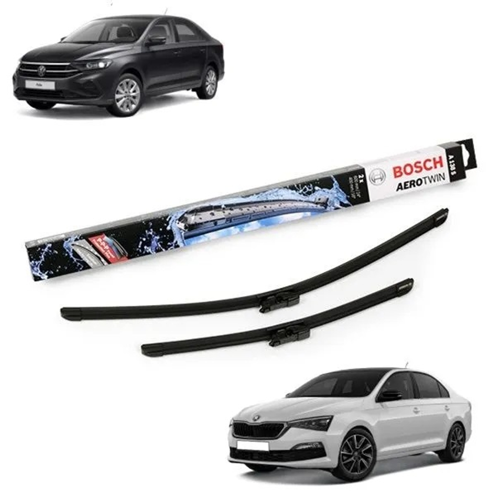Щетки стеклоочистителя BOSCH для Skoda Rapid / VW Polo Лифтбэк с 01.2020-> (A138S)