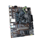 Материнская плата с процессором BaseTech H610M, Socket1700, i3-12100, mATX, Retail, Socket1700, Intel UHD Graphics 730, 2xDDR4, PCIe3.0, 2xM.2, GLAN, M.2 WiFi, 4xUSB2, 6xUSB3, 2xHDMI, DP, кулер CPU (BT-H610M-12100)