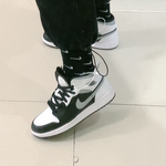 Jordan 1 Mid White Shadow GS