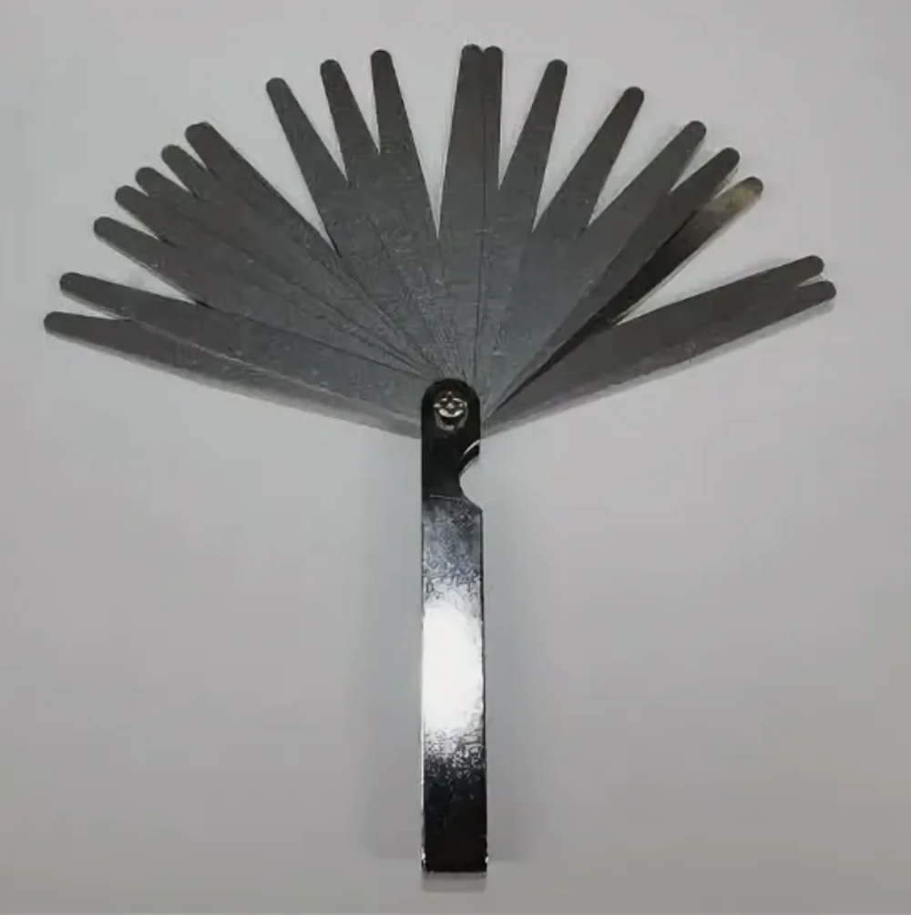 Щупы регулировки клапанов ВЕЕР  20 лезвий набор ПОЛЬША (0,05-1мм)/ Vorel 15200