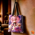 Сумка шоппер с принтом Genshin Impact