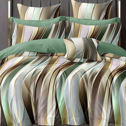 Комплект постельного белья "IS. 6921", поплин Премиум-Люкс, 100% хлопок.