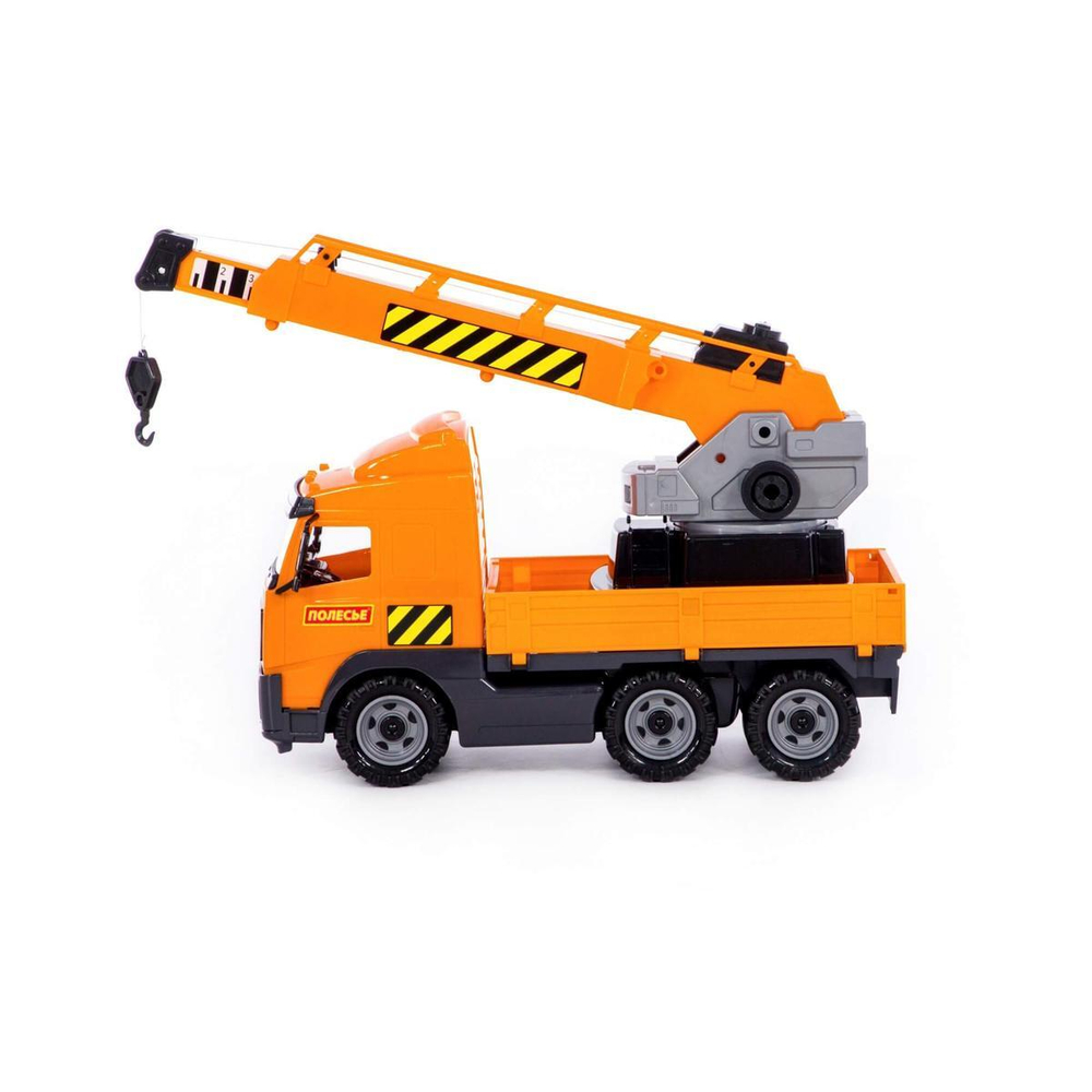 Машина Кран с поворот. платформой "Volvo" сетка (Полесье)