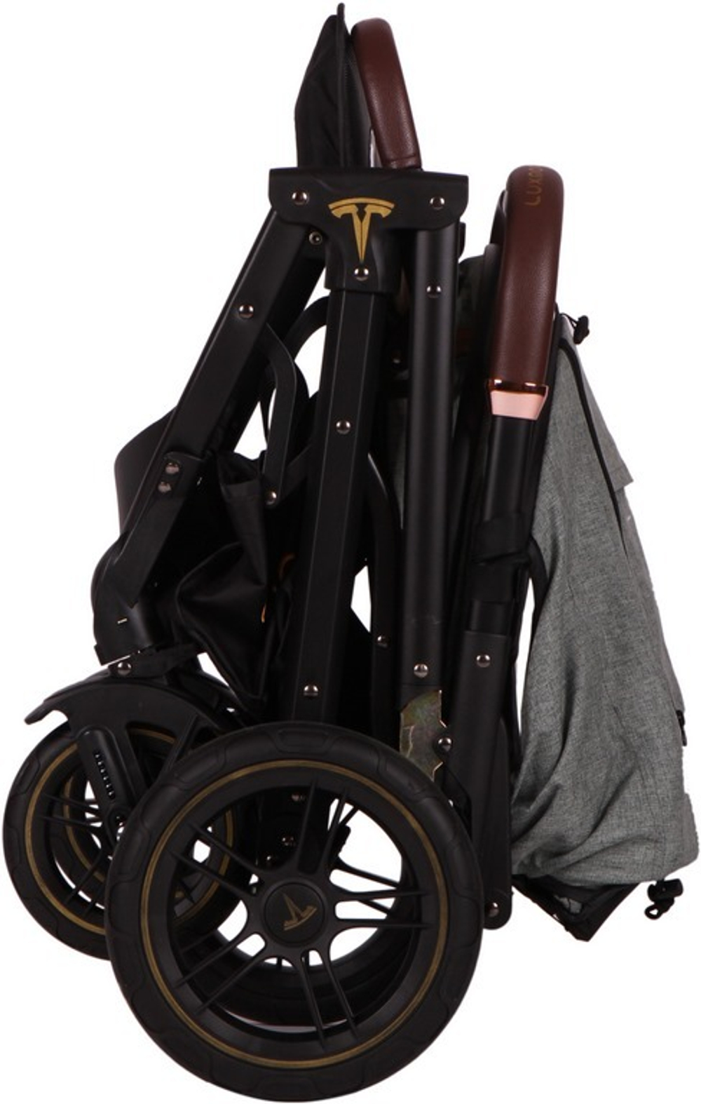 Прогулочная коляска luxmom 609 Зеленый текстиль