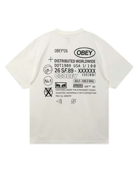 Мужская Футболка Obey Code