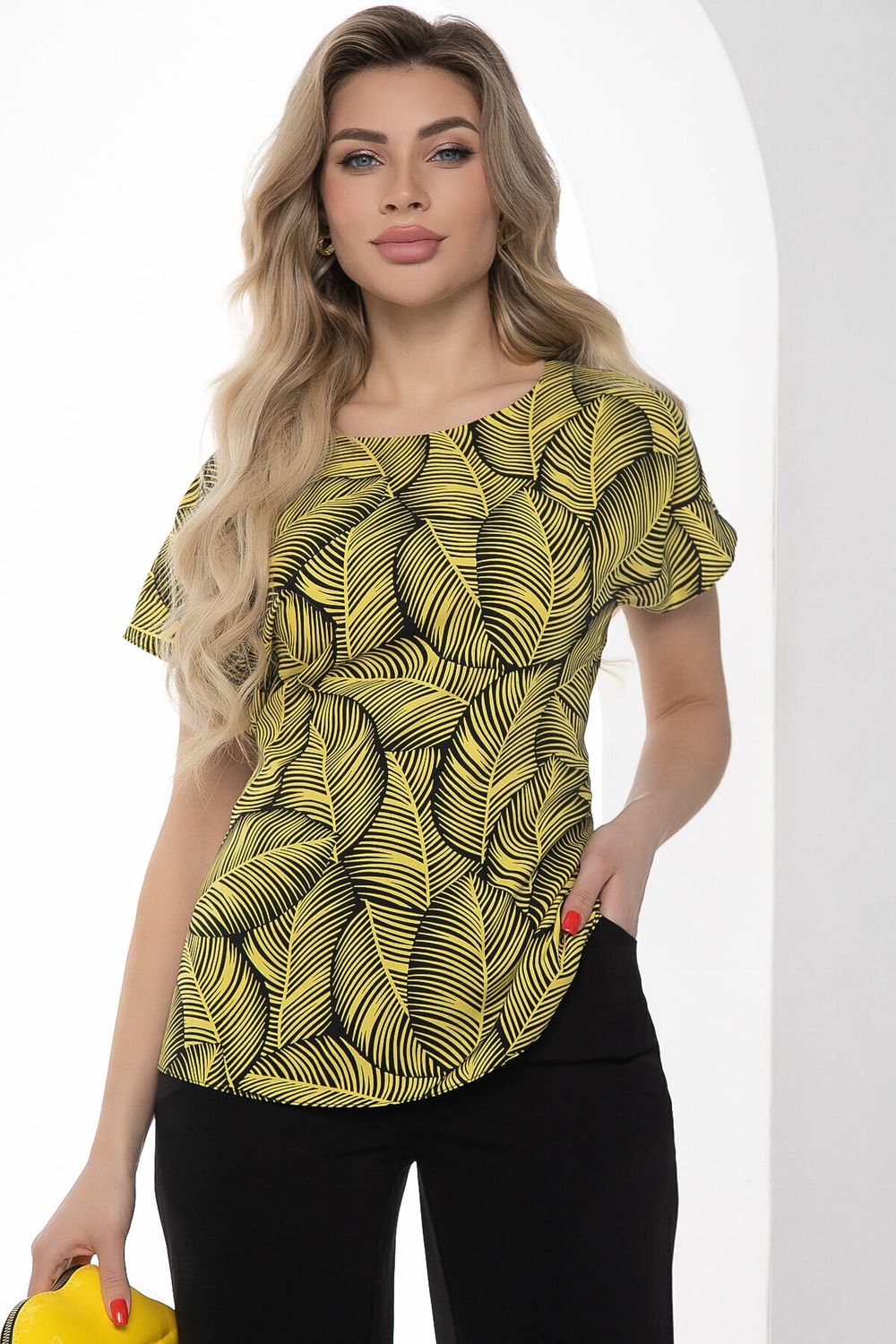 Блуза "Красотка" (желтая) Б10008 LT Collection