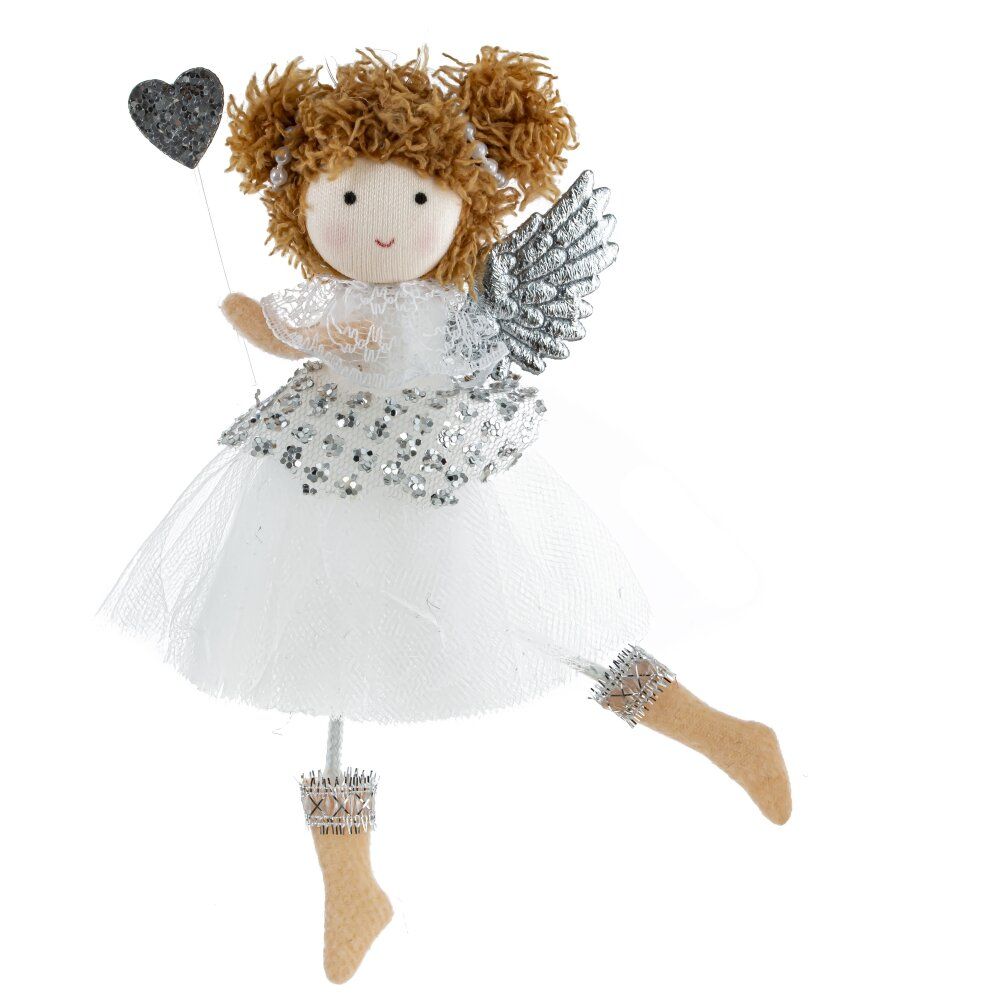 GAEM Изделие декоративное подвесное "Девочка-ангел", L6,5 W6 H17,5 см, 3в.