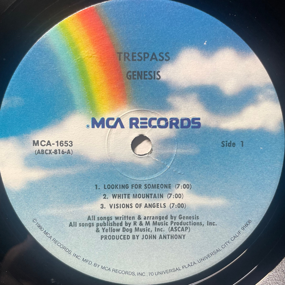 Genesis ‎– Trespass (США 1980г.)