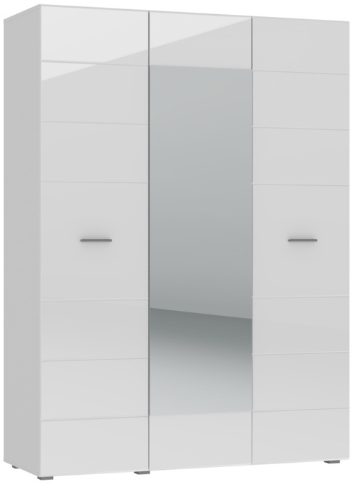GLOSS шкаф 3-х дверный Белый/Белый глянец 72374528 НК-Мебель