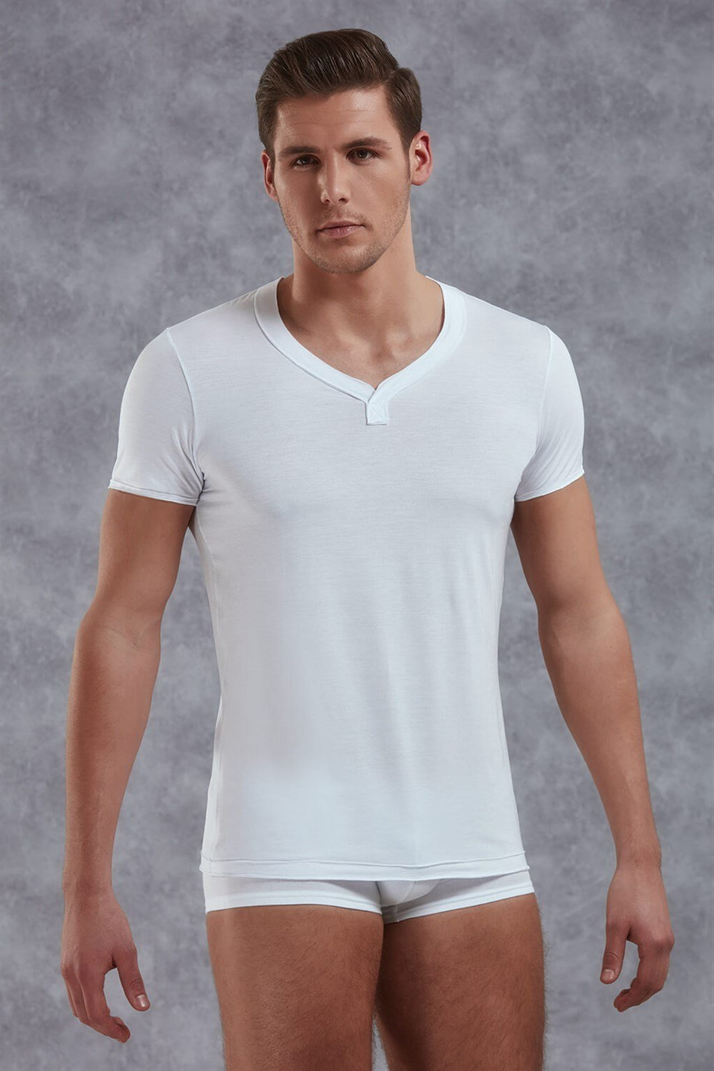 Футболка с вырезом-лодочкой Doreanse Premium (Размер: XL) (Цвет: белый)