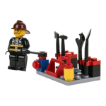 Конструктор блочный "Городские службы" 22эл. коробка XP93408