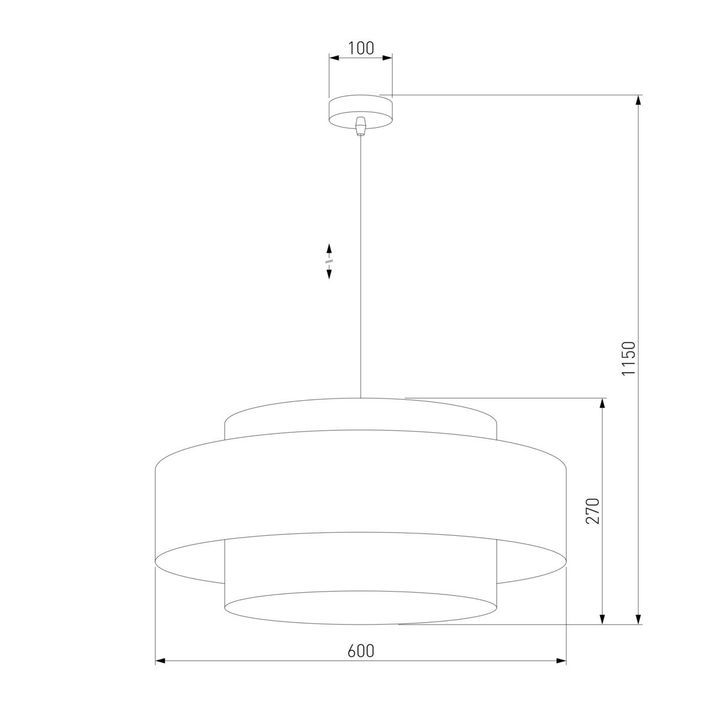 Подвесной светильник TK Lighting 4376 Calisto