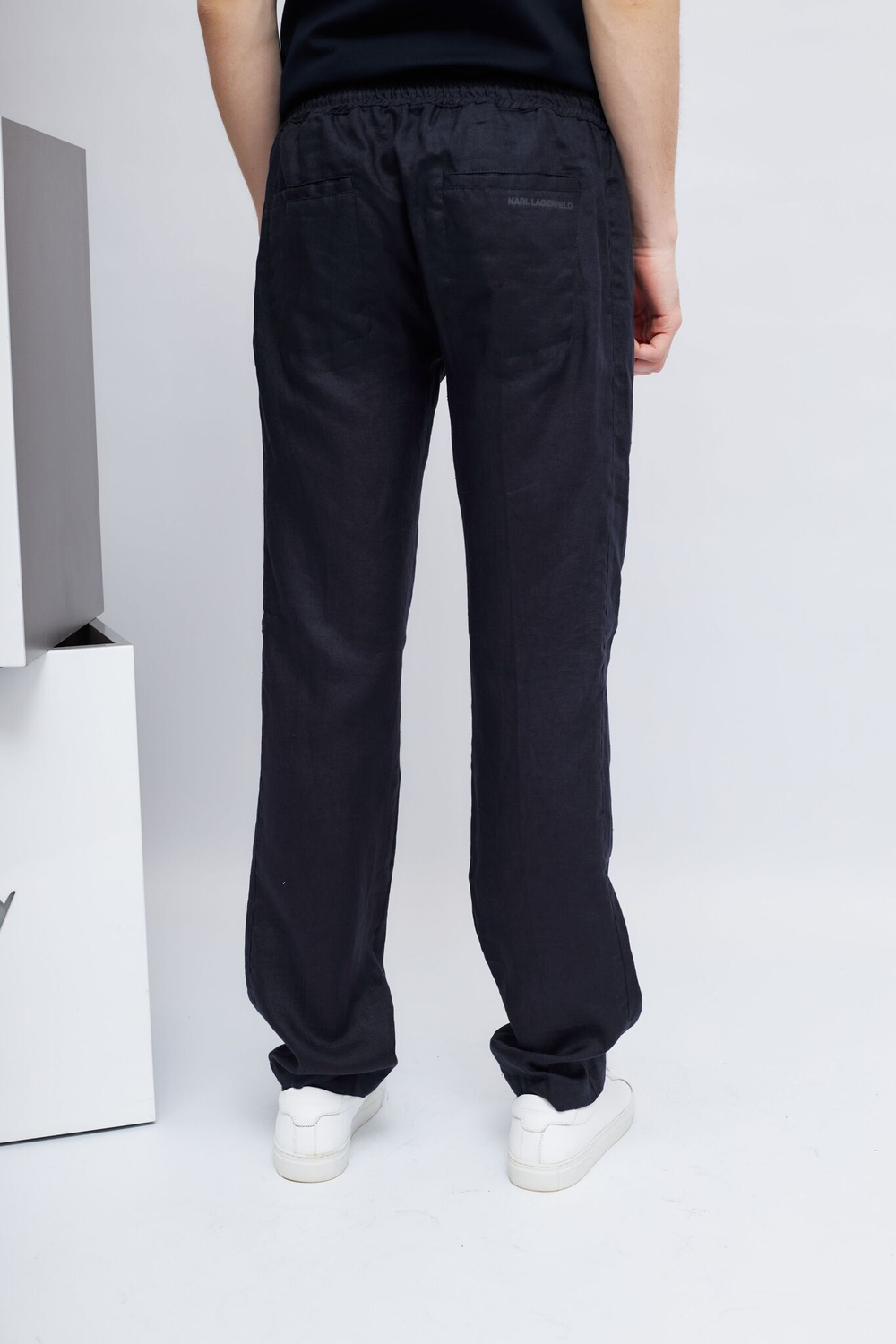 Брюки муж. LAGERFELD 532815 синий лен