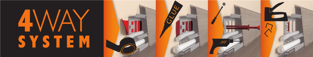 Плинтус ПВХ Arbiton Indo 41 Алюминий светлый 70x26х2500 мм