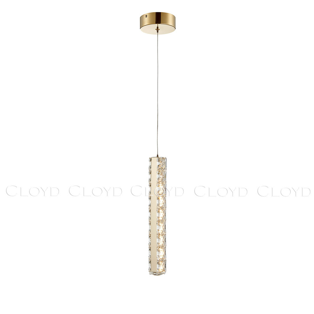 Подвесной светильник Cloyd ELATA P1 / выс. 38 см - золото (арт.11558)