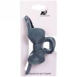 Заколка-краб для волос на блистере «Magic Gloss», бантик, микс 6 цветов, 11см