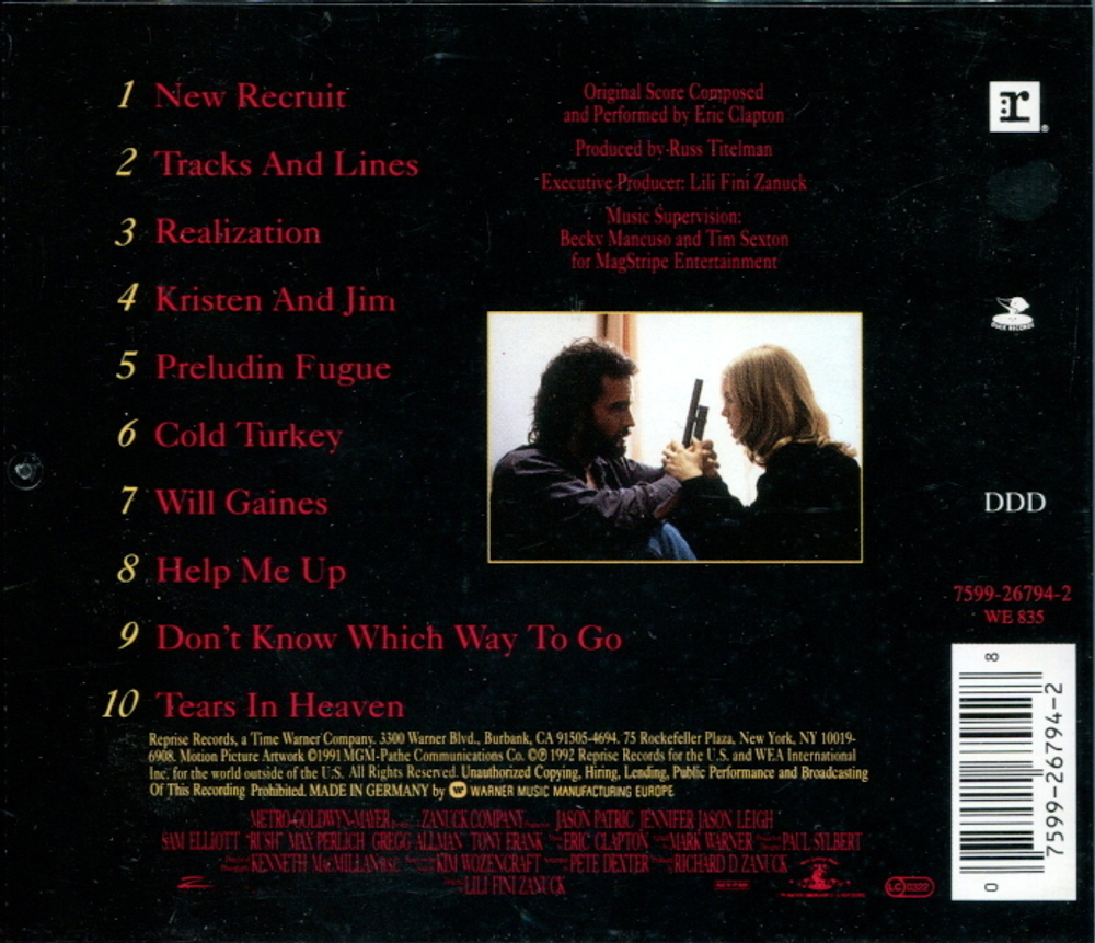 Soundtrack / Eric Clapton: Rush (CD)