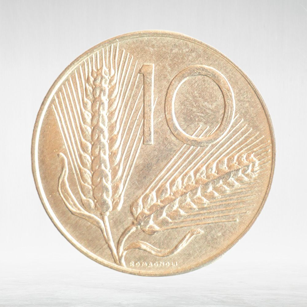 Italy 10 Lire 1981 R, VF