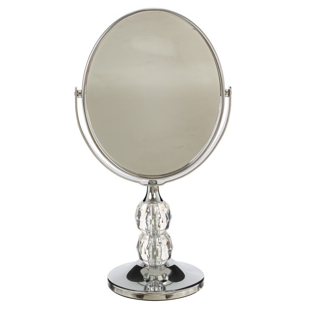 GAEM Зеркало настольное двустороннее с увеличением, L11 W7 H20 см