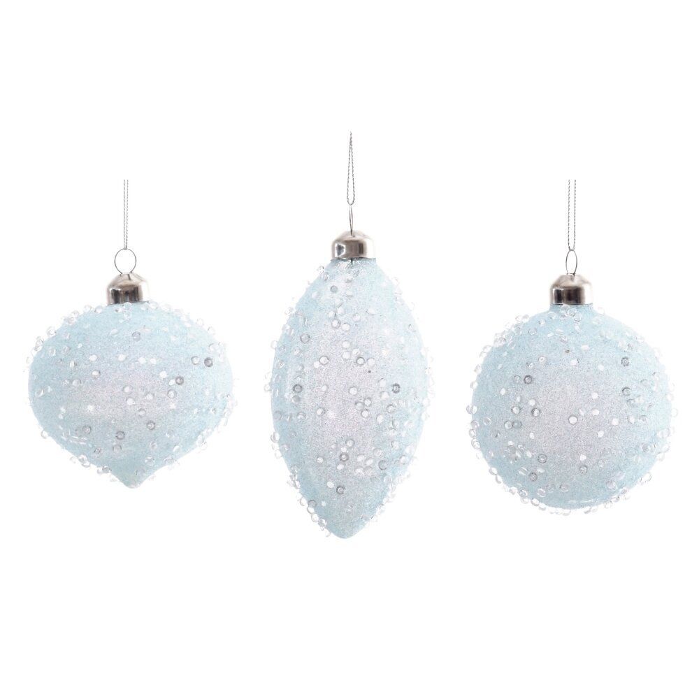 GAEM Украшение новогоднее "Шар/Капля/Сосулька", L6 W6 H13,5 см, 3в.