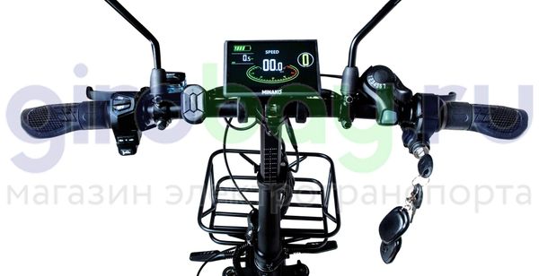 Электровелосипед Minako F11 Pro 2025 года (48V/20Ah) - Оранжевый обод