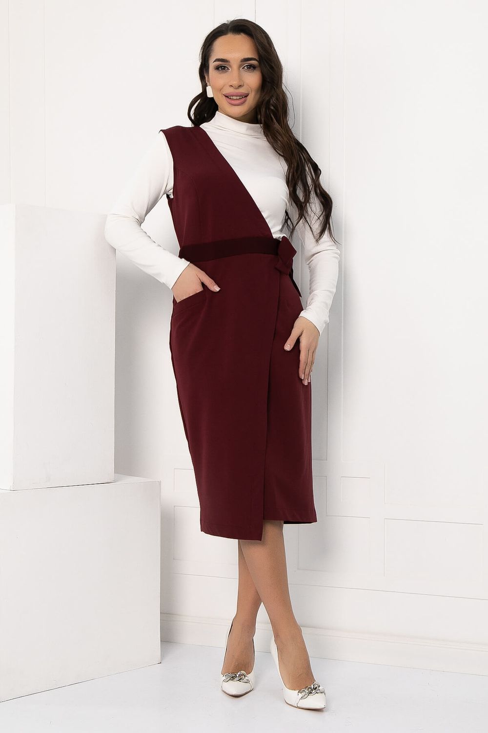 Сарафан Маренго (винный) П12723-13 LT Collection