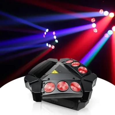 Светодиодный эффект "паук" 9*10 RGBW + лазер, Big Dipper