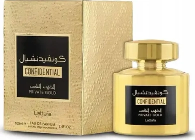 Унисекс парфюм Lattafa Confidential Private Gold EDP 100 ml
