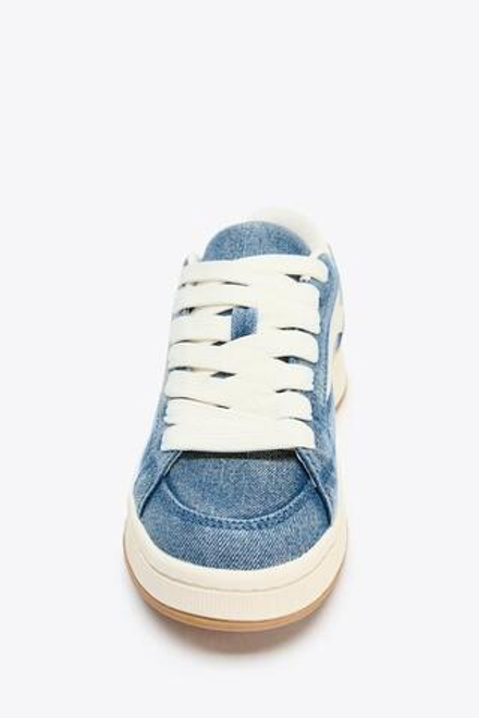 ZARA ДЖИНСОВЫЕ КРОССОВКИ, СИНИЙ