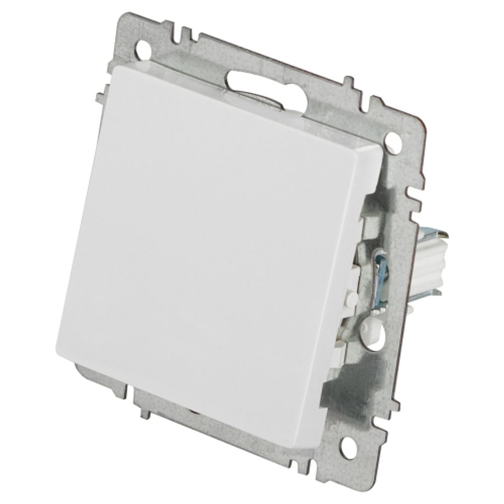 Переключатель Intro Accent 6-108-01 перекрёстный, 10А-250В, IP20, СУ, AL/CU, белый