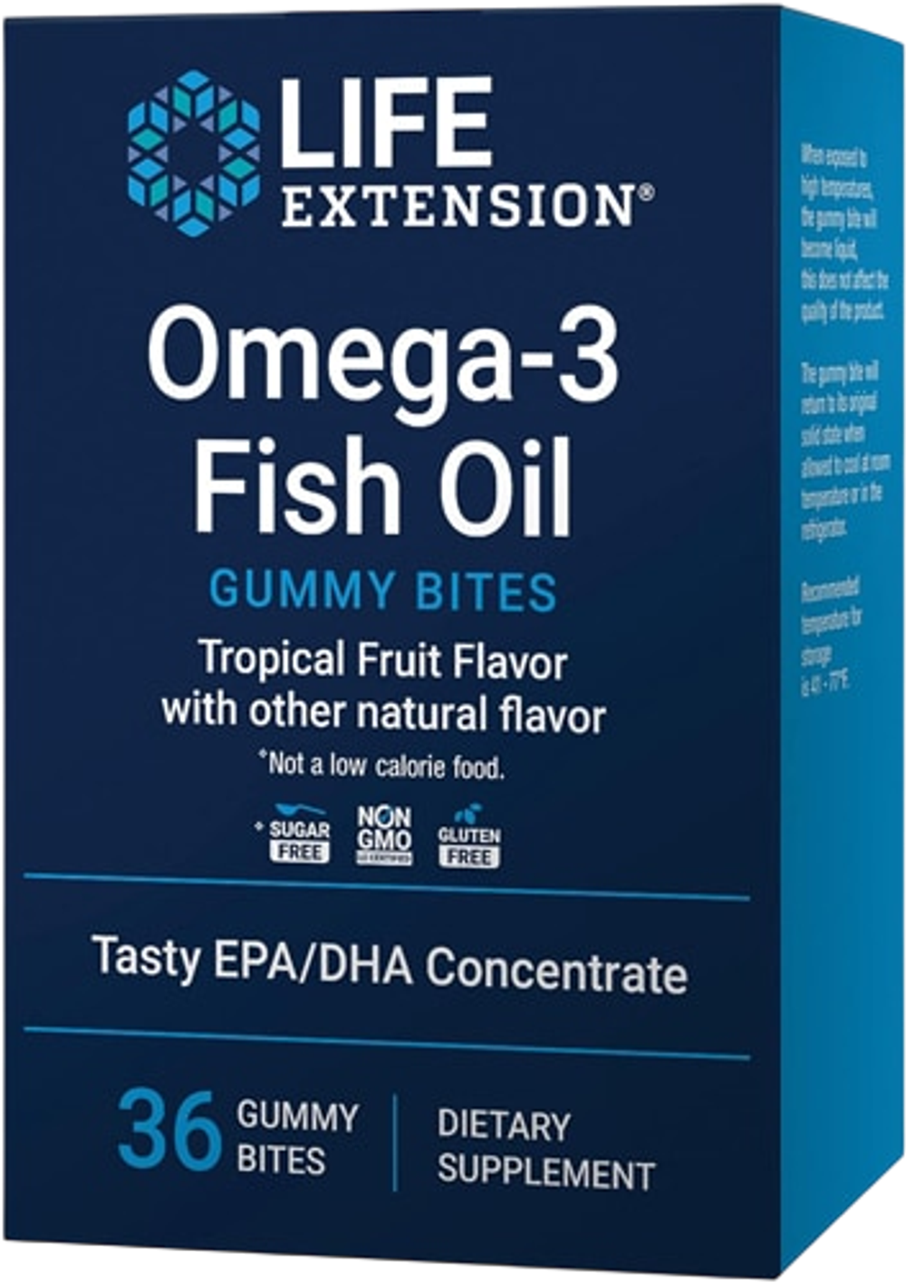 Life Extansion Omega-3 Fish Oil 36 Gummy Bites , Детская Омега 3 в Мармеладках