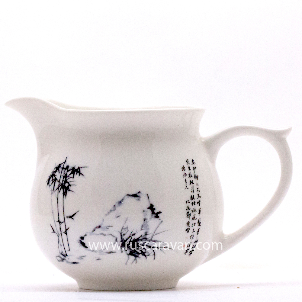 183191 Сливник (Чахай) "Бамбук" (фарфор,160 мл)