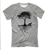 Футболка "Стафф у дерева"