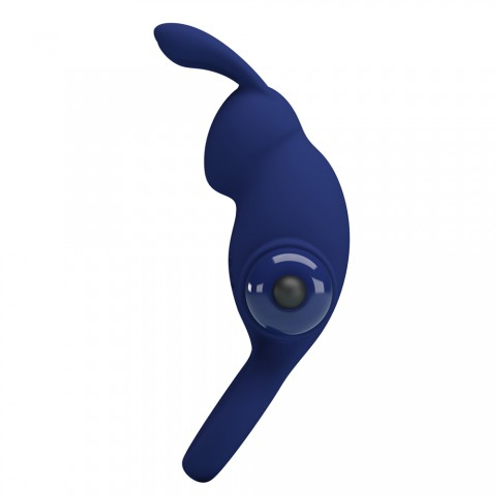 Эрекционное кольцо с вибрацией Blue rabbit