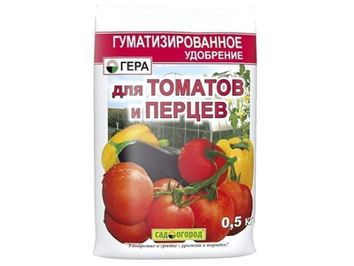 Удобрение ГЕРА Томаты, перцы, баклажаны 0,5кг гуматизирированное