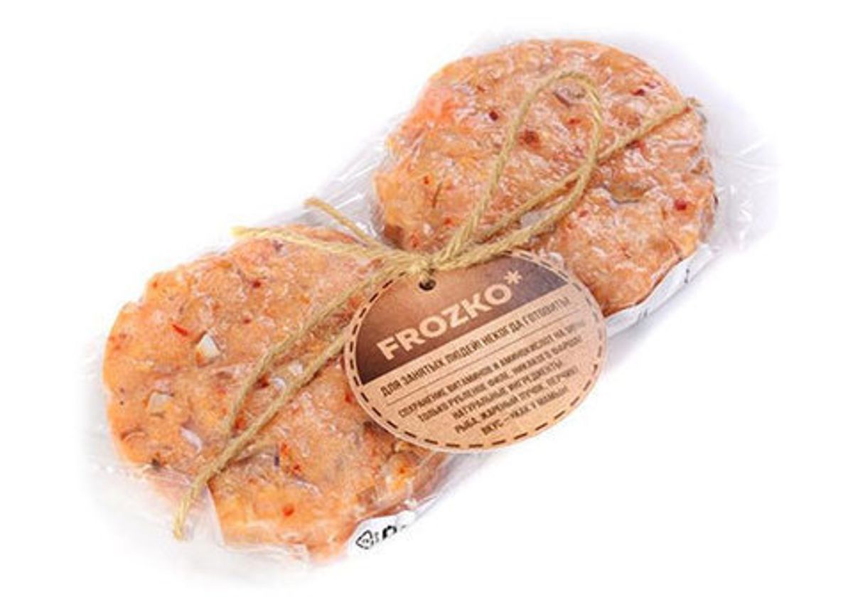Медальоны из рубленого лосося, 200г