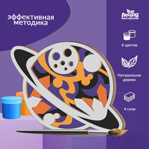 Роспись по дереву «Планета»
