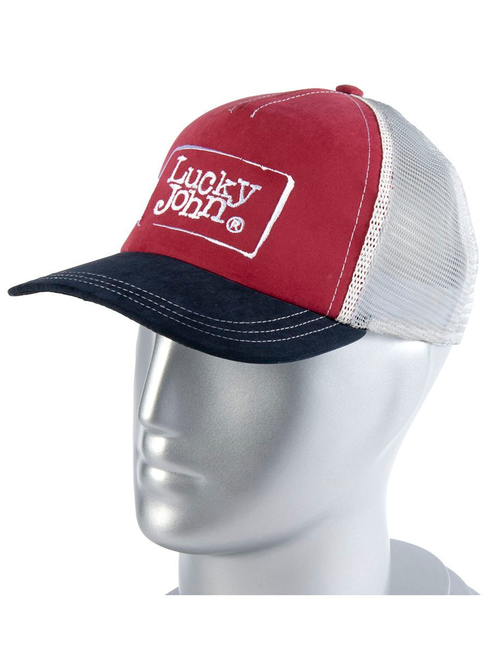 Бейсболка Lucky John SUMMER RED 04 р.XL