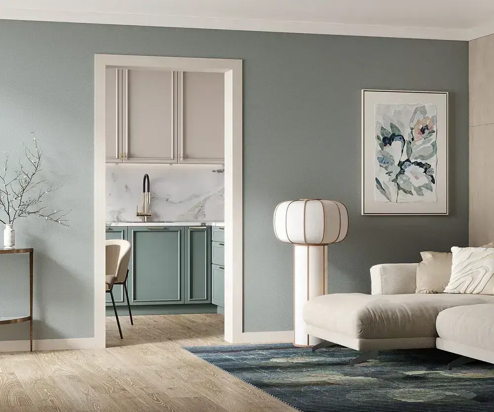 Плинтус 80х10х2000мм Cosca PX058 Экополимер